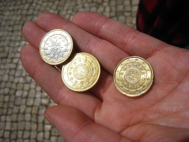Des pièces portugaises