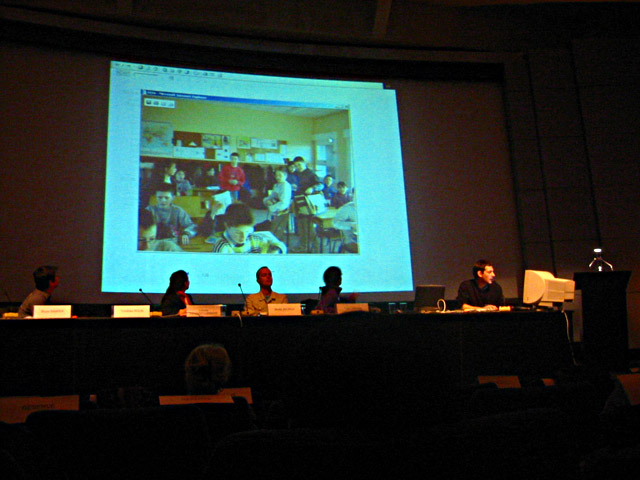 Présentation d'ADaM à Artmédia 8 en 2002