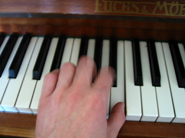 Je joue du piano
