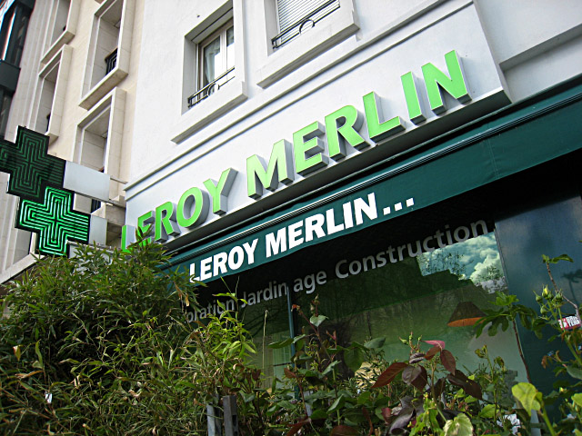 Nous allons à Leroy Merlin