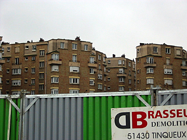 Mon immeuble vue depuis la rue du Chevaleret