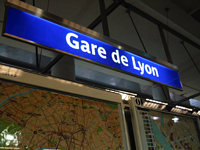 Je descends à Gare de Lyon