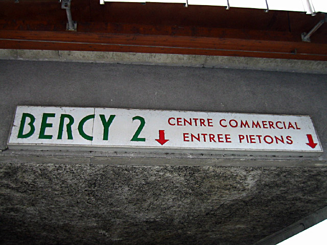 Je vais à Bercy 2 récupérer mon vélo