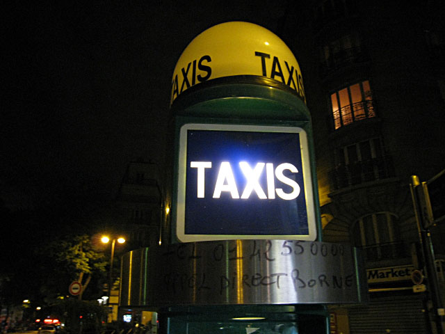 Je cherche un taxi
