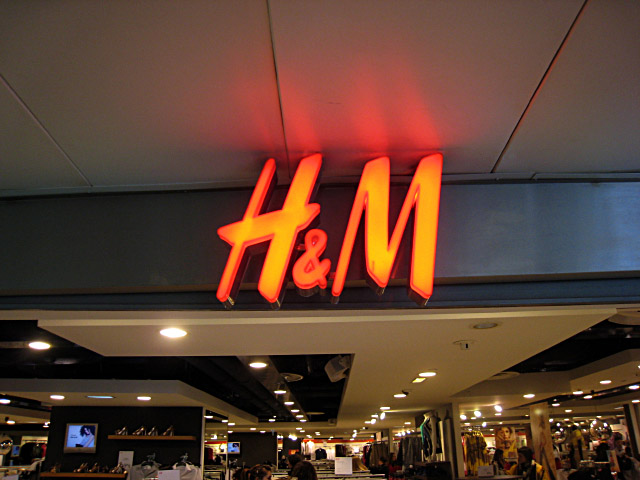 Nous allons à H&M