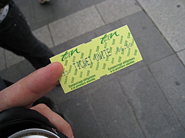 Un ticket
