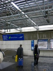 Nous prenons le métro à Bibliothèque François Mitterrand