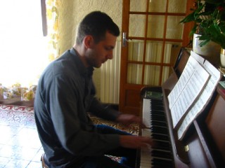 Je joue du piano