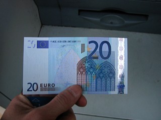 Un billet de vingt euros