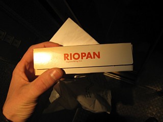 J'achète du Riopan pour mon pied