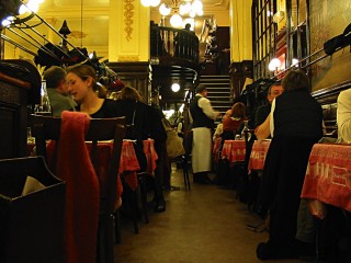 L'intérieur du restaurant