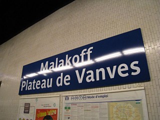 Je descends à Malakoff Plateau de Vanves