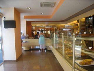 L'intérieur de la boulangerie