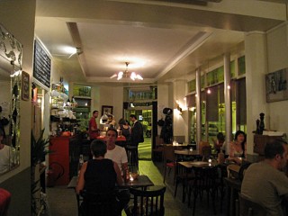 L'intérieur du restaurant