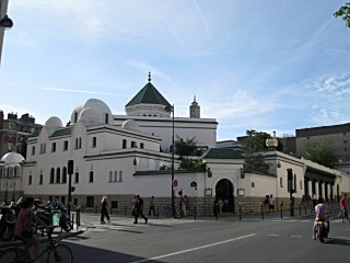 Plan large sur la Mosquée de Paris