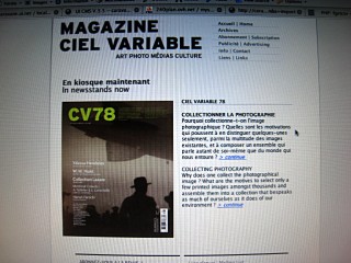 Ciel Variable, un magazine québécois, va parler de moi dans un de se articles