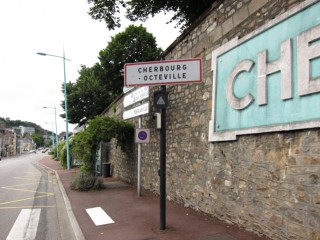 J'arrive enfin à Cherbourg
