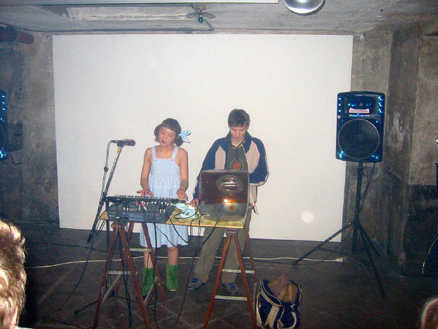 Un concert a lieu