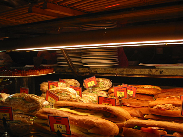 J'achète un sandwich