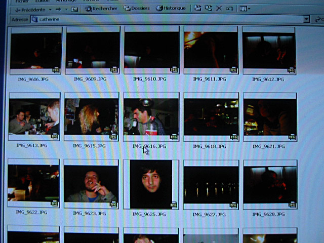 Je travaille sur mes photos