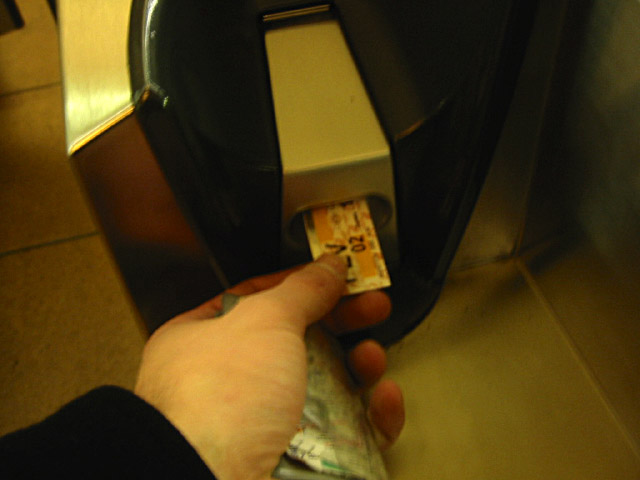 Je prends le métro