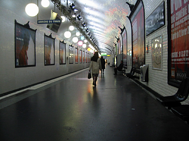 Je prends le métro