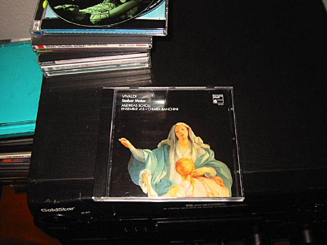 J'écoute le CD que m'a prêté Julie : le Stabat Mater de Vivaldi