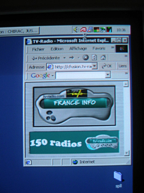 J'écoute la radio