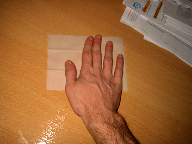 Je nettoie les surfaces