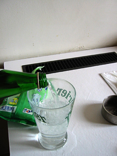 Je bois du perrier