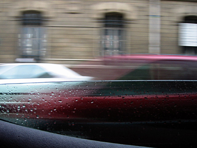 La voiture roule
