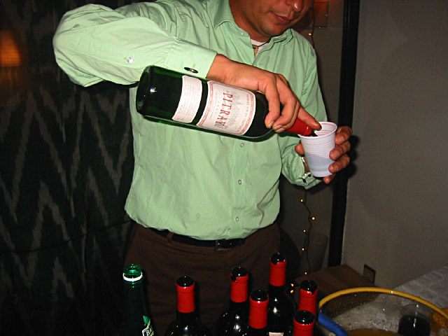 Je bois du vin
