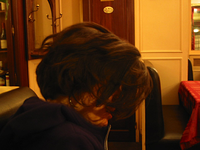 Sabine se cache