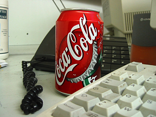 Je bois du coca