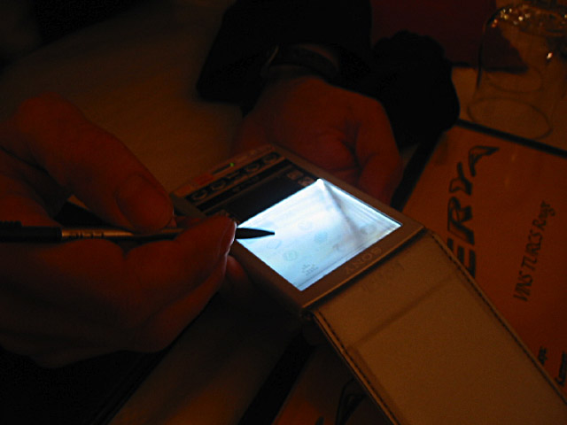 Eric nous montre son palm