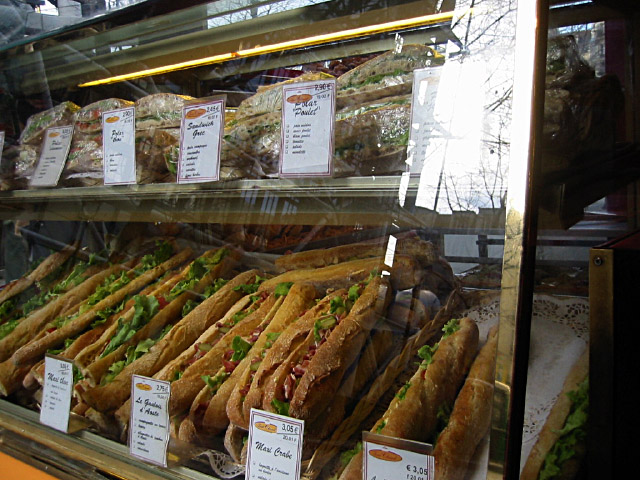 J'achète un sandwich