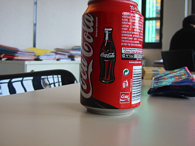 Je bois un coca