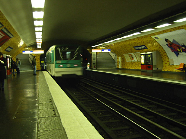 Je prends le métro