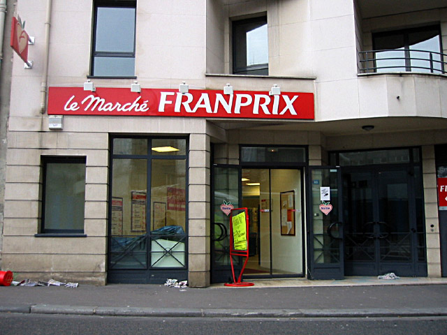 Je vais au Franprix