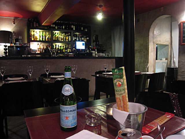L'intérieur du restaurant