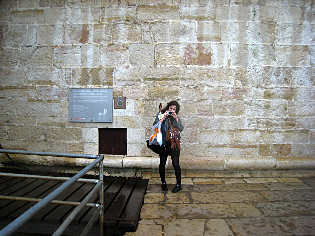 Marjolaine me prend en photo