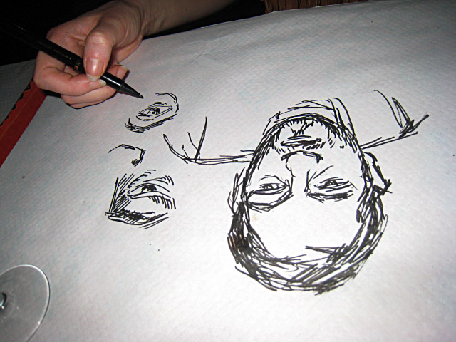 Marjolaine me dessine