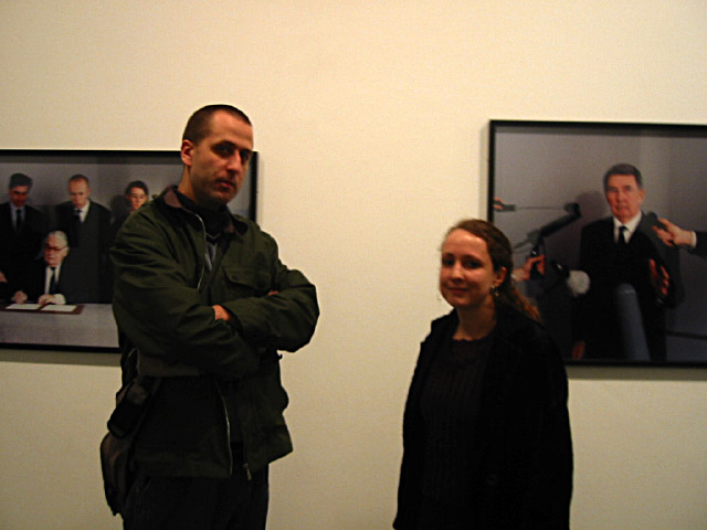 Je prends une photo d'Edouard et Anne