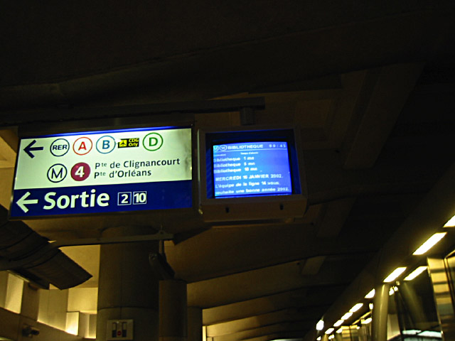 Je change à Chatelet