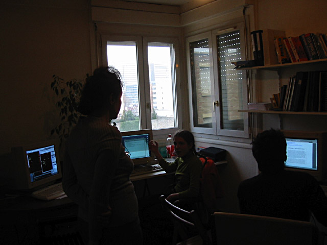 Nous retournons chez moi