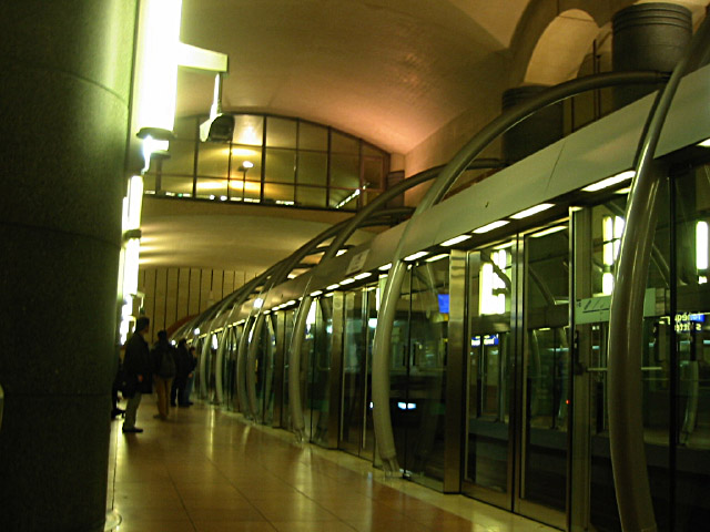 J'attends le métro
