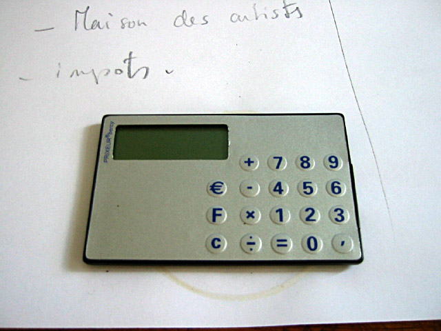 Je fais mes comptes