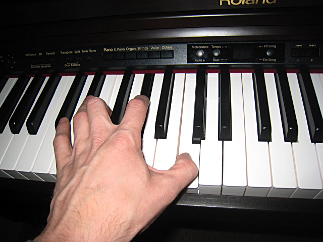 Je joue du piano
