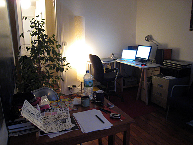 Le salon dans sa nouvelle configuration
