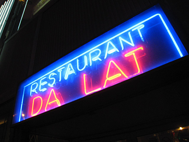 Nous allons au restaurant Da Lat